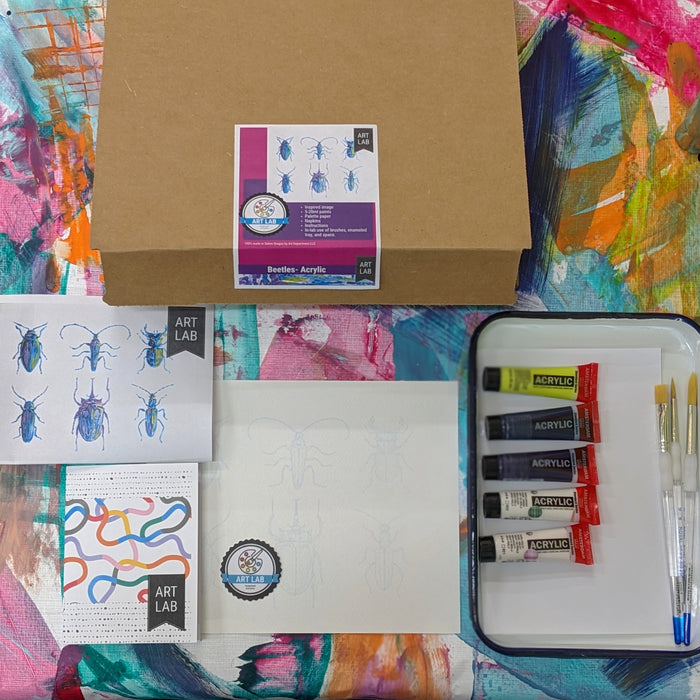 Art Lab Metallic Acrylic Kit