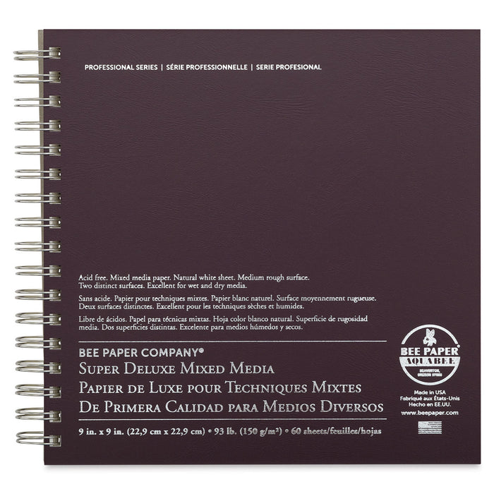 Bee Paper Super Deluxe Sketch Pads, 60 Sheet Wire Bound