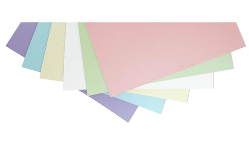 8.5"x 11" Pastel Pearl Assortment 24pc- Heavyweight, double-sided pearlized cardstock