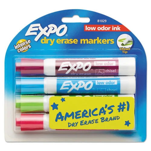 Expo Low-Odor Dry-Erase Marker Sets