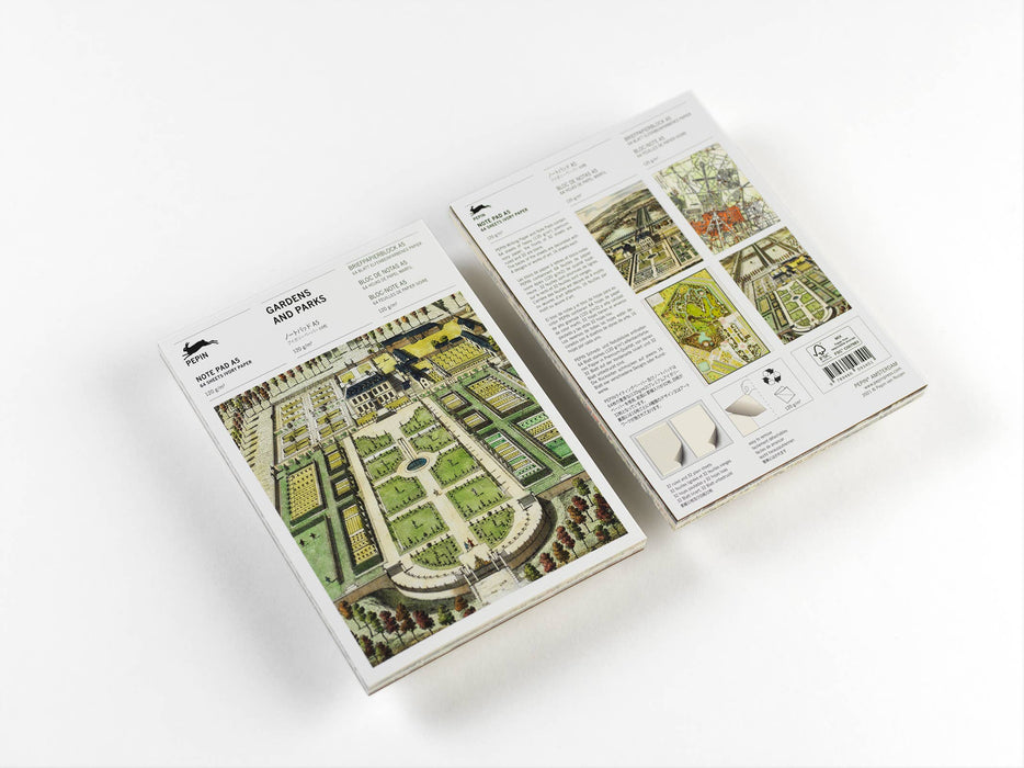 Gardens & Parks A5 Note Pad & Writing Paper