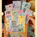 50pcs Ticket Ephemera