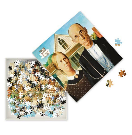 Grant Wood: American Gothic 1000 Piece Jigsaw Puzzle