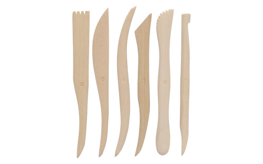 Art Advantage Clay Model Tools 6" 6pc Wood