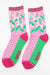 Stargazer Lily Bamboo Socks