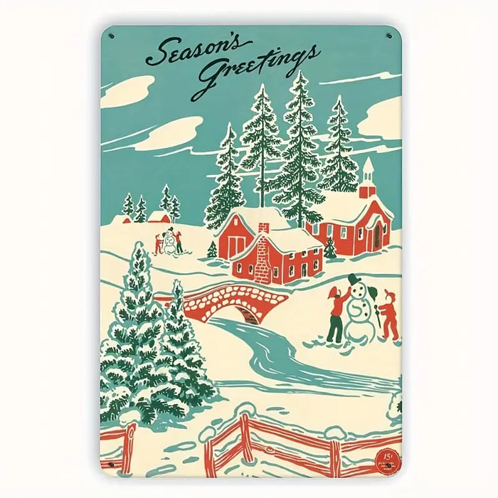 Christmas Tin Sign