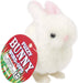 White Fuzzy Bunny Wind Ups, Hopping Action