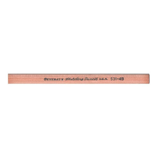 General Pencil Flat Sketching Pencil - 4B Soft