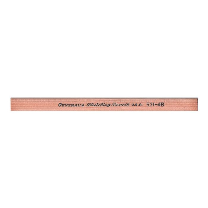 General Pencil Flat Sketching Pencil - 4B Soft