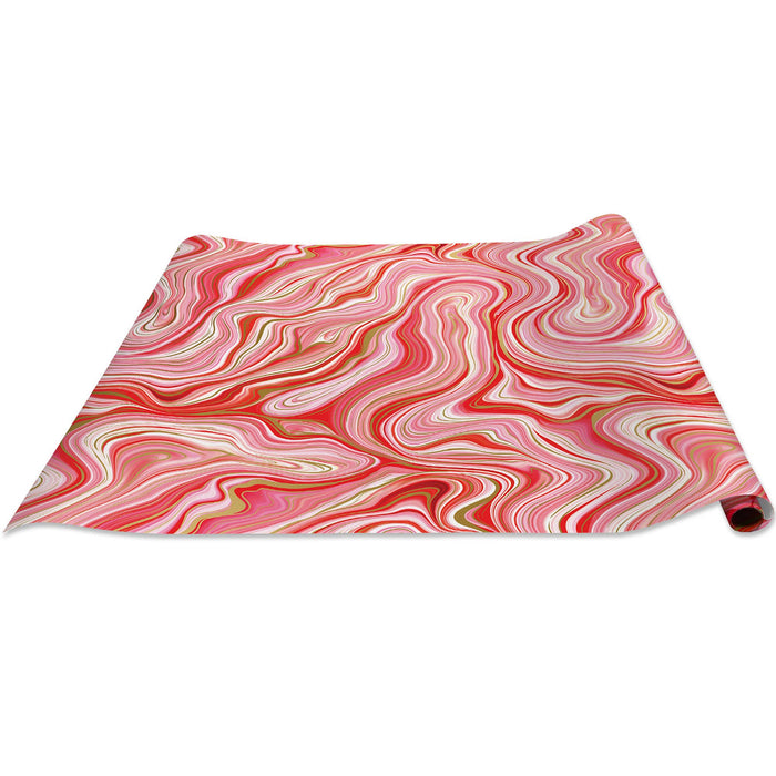 Wrap - Rolls Marbleized Red