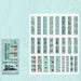 50pcs Ticket Ephemera, Teal