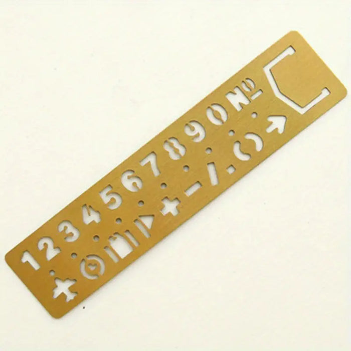 Brass Stencil/Bookmark