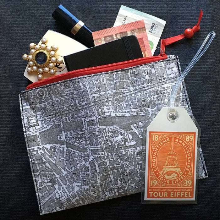 Paris  Zipper Pouch