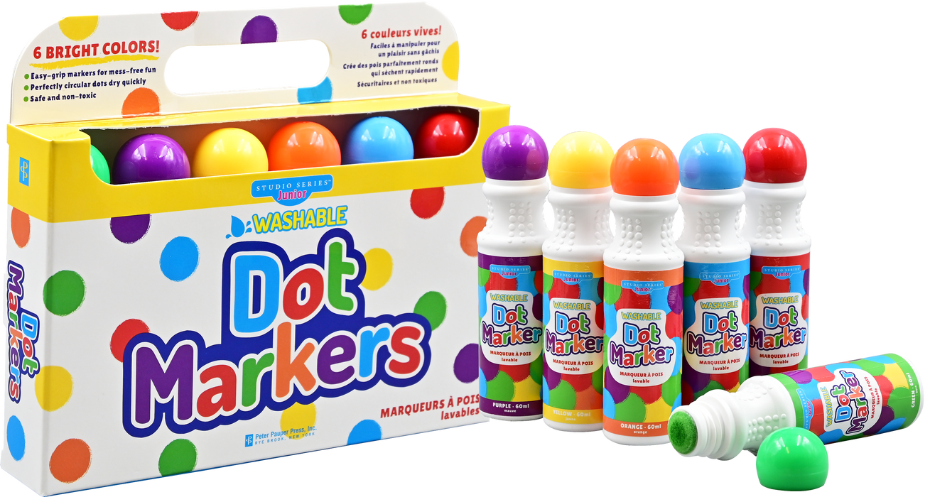 Studio Series Jr. Washable Dot Markers (Set of 6)