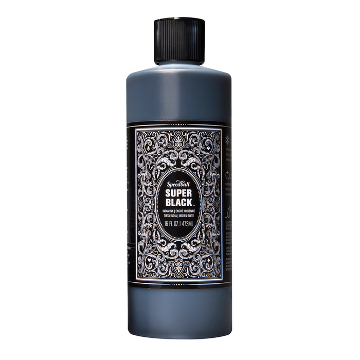 SUPER BLACK India Ink 16 oz