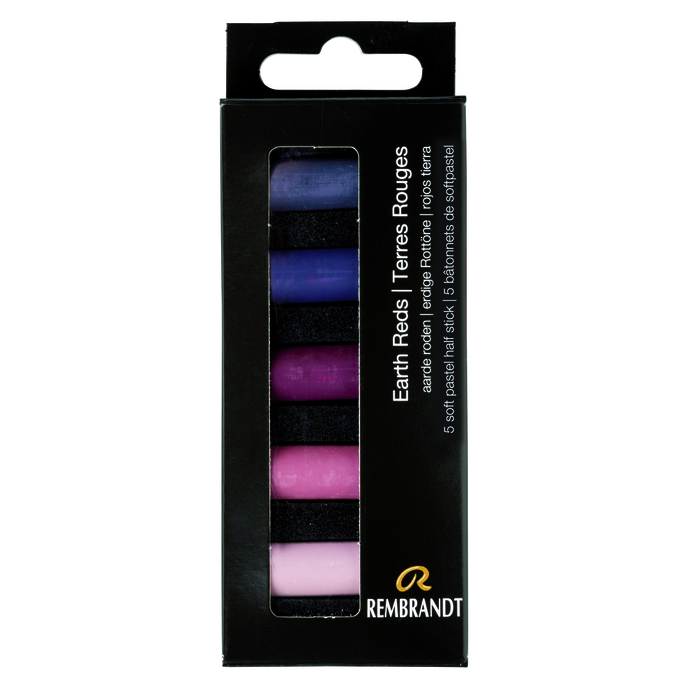 Rembrandt Pastel Half Stick Set, Earth reds