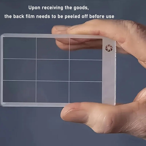 Acrylic Golden Ratio/Fibonacci Composition Pocket Viewfinder