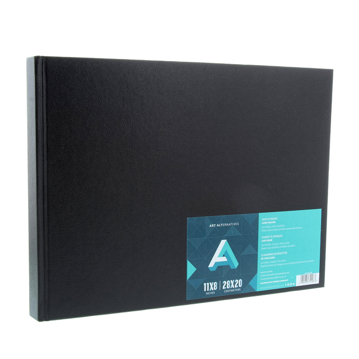 Art Alternatives Hardbound Sketchbook, Black