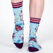 Floral Nightingale Crew Socks