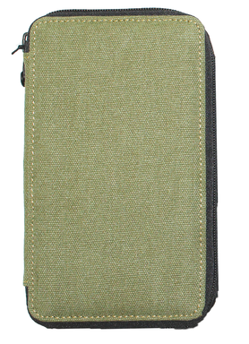 Speedball Canvas Covered Pencil Case, Olive