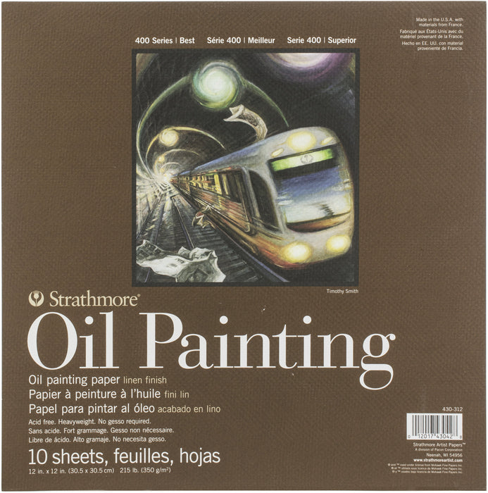 Strathmore 400 Oil Painting Paper Pads | Strathmore