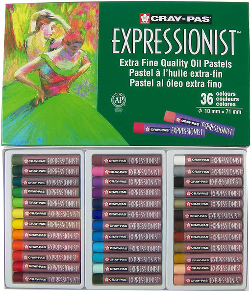 Cray-Pas Expressionist Oil Pastels, Sets, 36-Color Set | Sakura