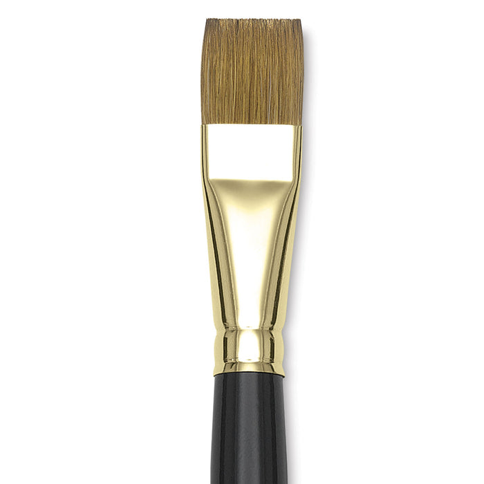 Renaissance Long Handle Oil & Acrylic Brushes | Silver Brush