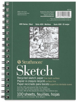 Strathmore 400 Series, Recycled Sketch Pads | Strathmore