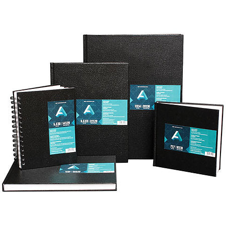 Art Alternatives Spiral Bound Sketchbook Hardbound, Black | Art Alternatives