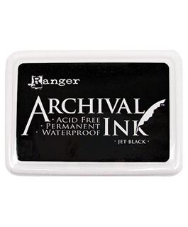 Ranger Archival Ink Pad, Stamp Pad Jet Black | Ranger