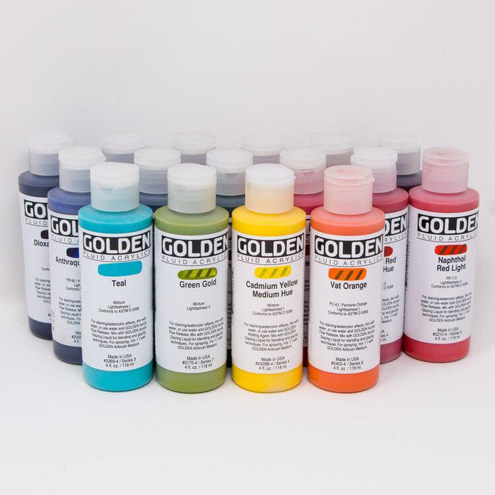 Golden Fluid Acrylics 1 oz | Golden