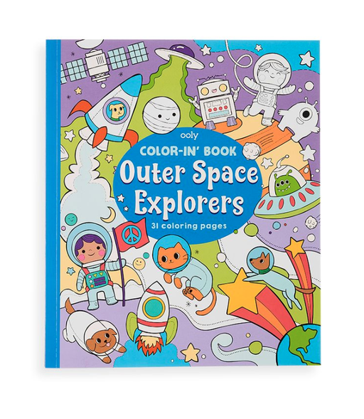 Color-in' Book: Outer Space Explorers | OOLY