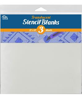 PA Essentials Stencils 12x12" Blank, 3 pcs