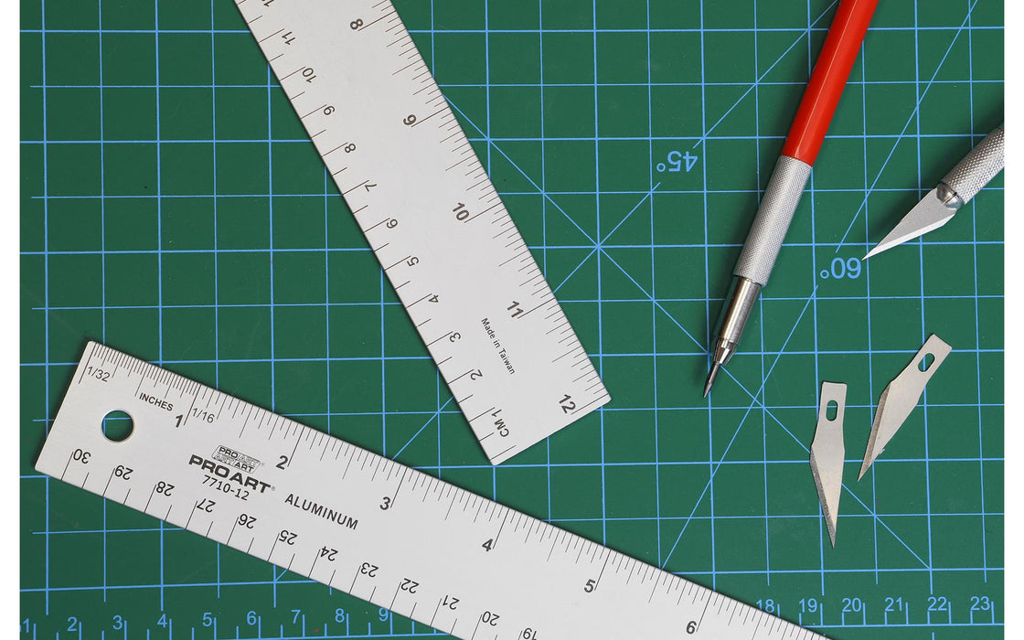 Aluminum Ruler 12 Inch | Pro Art