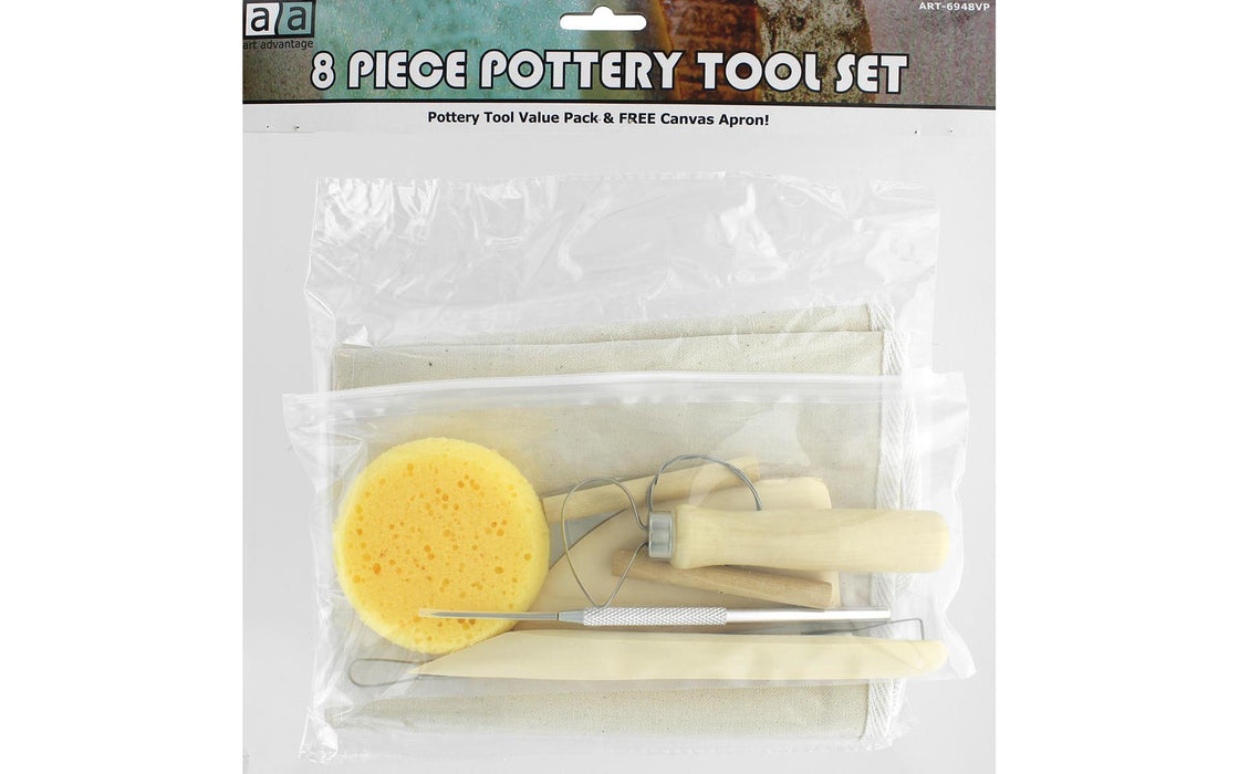 Art Advantage Pottery Tool Kit And Apron