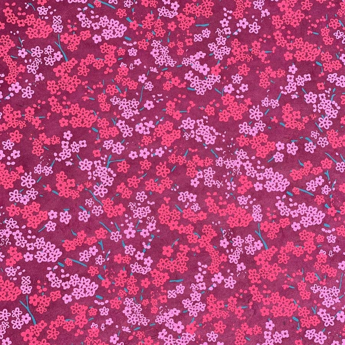 Forever Floral, Pinks on Magenta