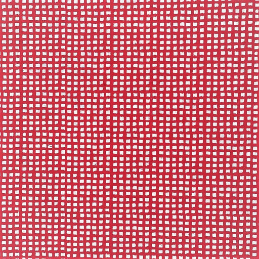 Red and Cream Grid Decorative Paper