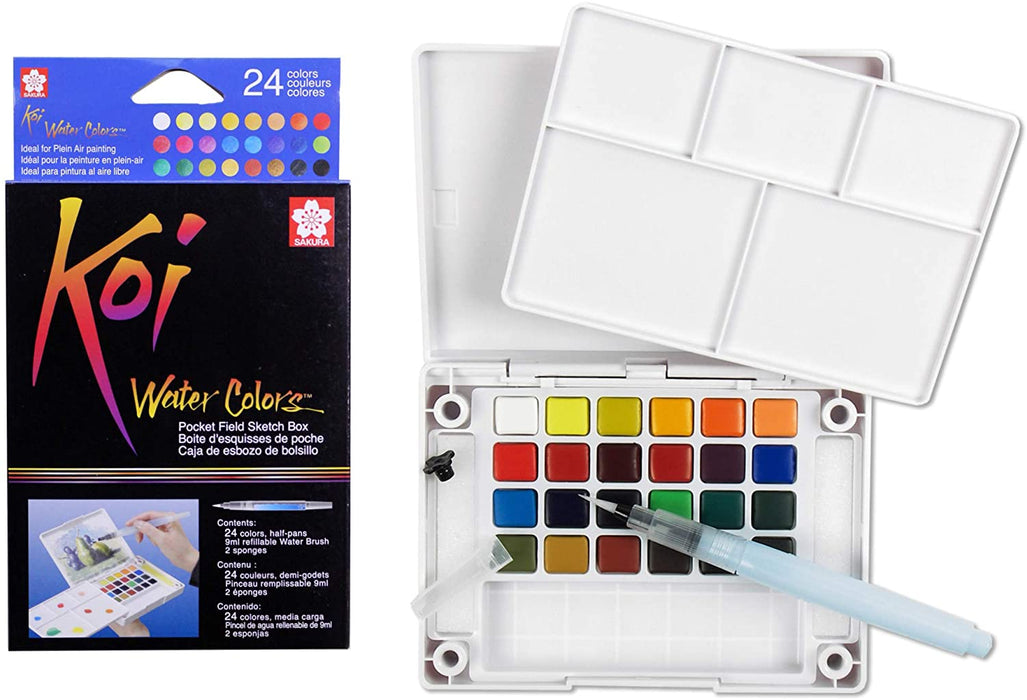 Koi Watercolor 24 Field Sketch Set | Sakura