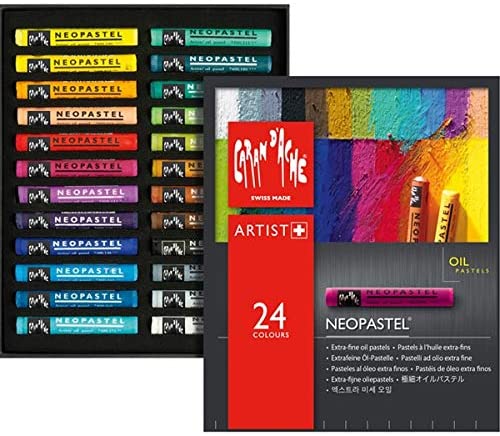 Caran d'Ache Neopastel Oil Pastels Set Of 24 | Caran d'Ache