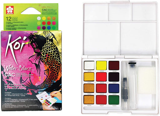 Koi Watercolor Creative 12 CLR SET | Sakura