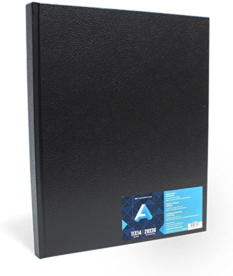 Art Alternatives Spiral Bound Sketchbook Hardbound, Black | Art Alternatives