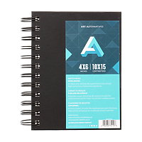 Art Alternatives Spiral Bound Sketchbook Hardbound, Black | Art Alternatives