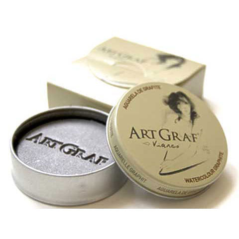 ArtGraf Water-Soluble Graphite & Carbon, Water-Soluble Graphite 20g Tin | ArtGraft