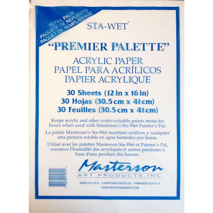 Masterson Sta-Wet Premiere Palette and Accessories 12 x 16 x 1.75 inches | Masterson