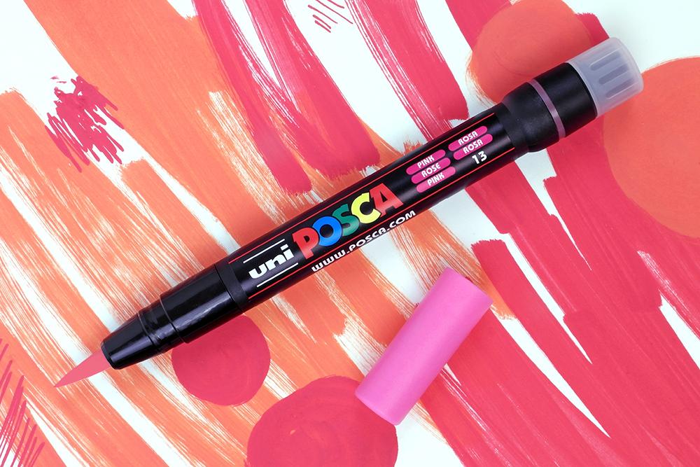 uni POSCA Paint Marker PCF-350 Brush Tip | POSCA