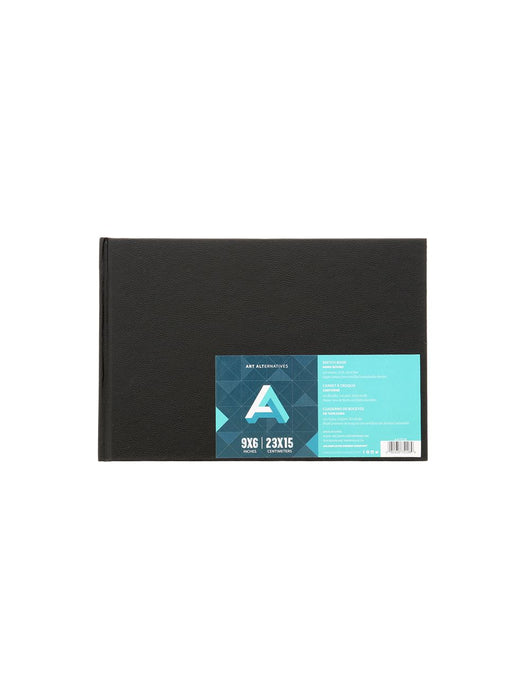 Art Alternatives Spiral Bound Sketchbook Hardbound, Black | Art Alternatives