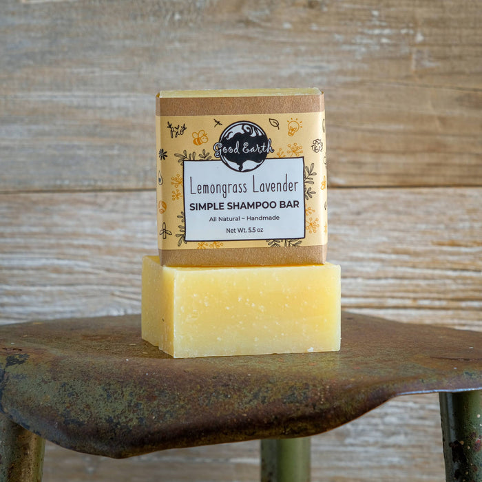 Shampoo Bar - Lemongrass Lavender | Good Earth Soap