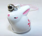 Painted Brass Bell Zipper Pulls, Bunny