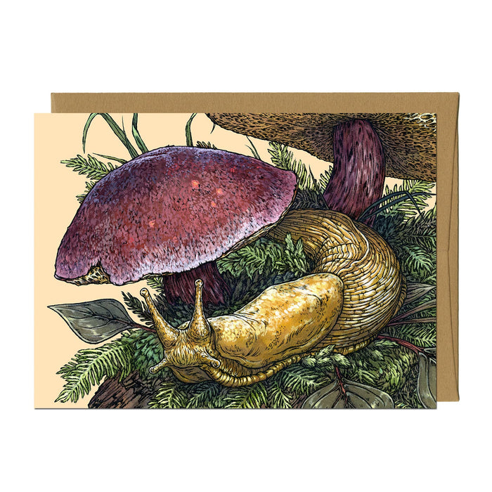 Banana Slug Greeting Card