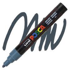 Uni-Posca Paint Marker PC-5M Medium Bullet Tip, 2.5 mm | Uni Mitsubishi Pencil